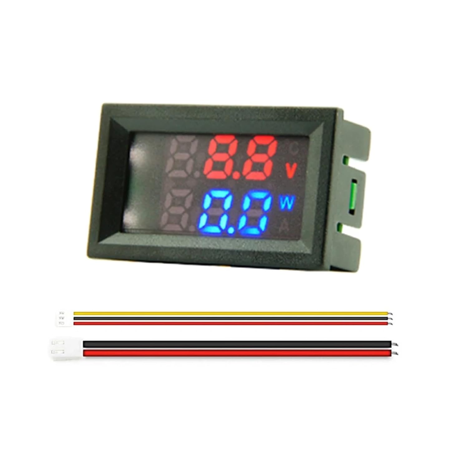 5PCS Digital Voltmeter DC5-30V 10A Voltmeter Ammeter Blue + Red LED Amp Dual Digital Volt Meter Gauge Electromobile Motorcycle Car