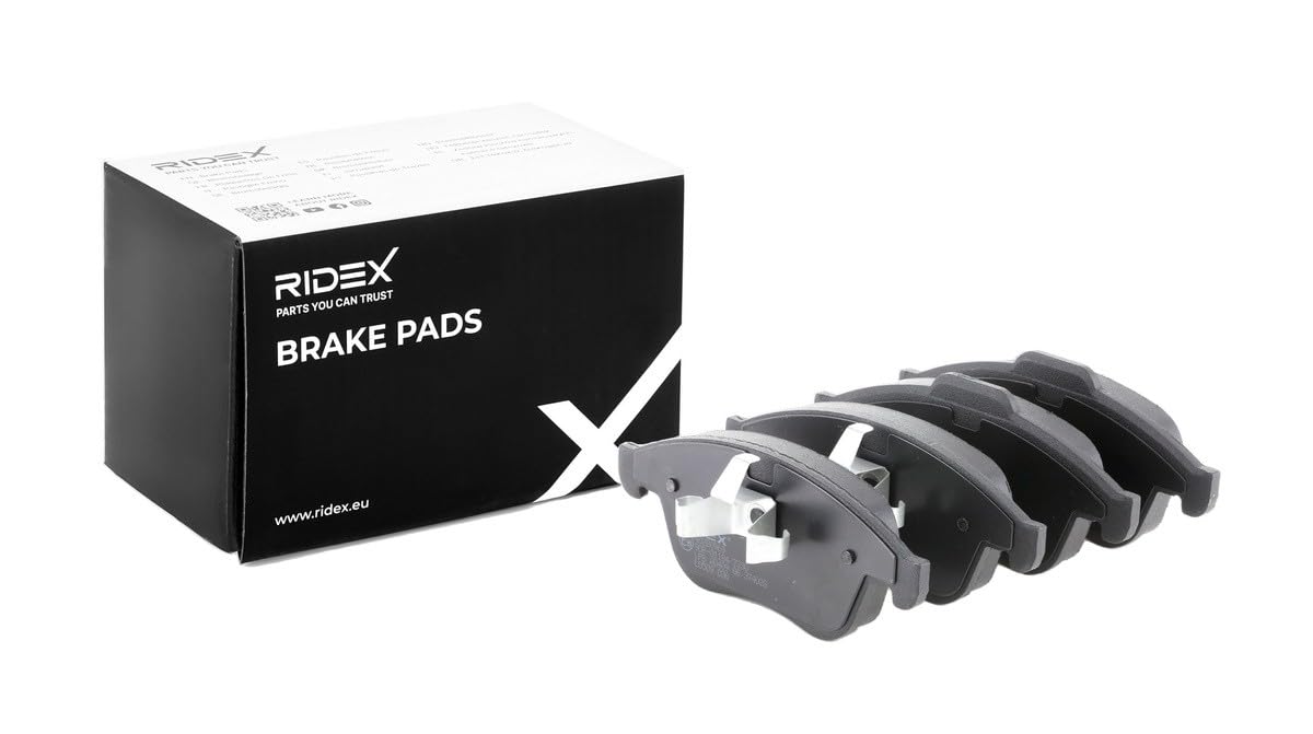 RIDEX 3405B1461 Juego para eje Kit de discos de freno y pastillas Delantero con clip de émbolo Compatible con RENAULT Megane 3 Grandtour KZ0/1