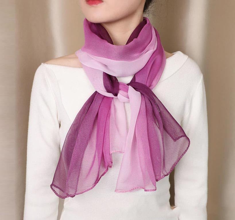 Xyueanlo Scarfs for Women Lightweight Fashion Floral Printed Scarves Neck Scarf Sunscreen Wraps Shawls - Image 5