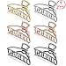 Produktbild Große Metall Krallen Clips Hohle, Rutschfeste Haar Fänger Kiefer Klemme für Frauen, Mädchen, Haarspange zum Fixieren des Haares