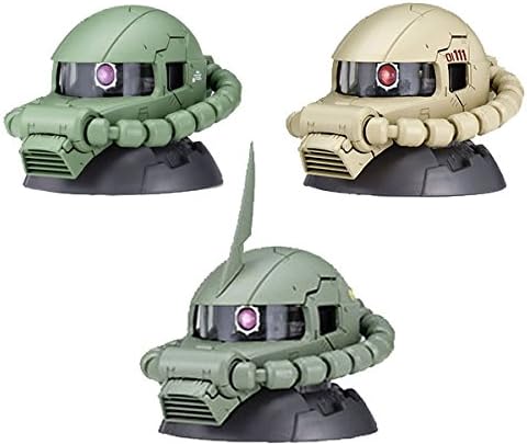 Amazon Com Mobile Suit Gundam Exceed Model Zaku Head 5 9 Pieces In All 4 Types Random Box Arts Crafts Sewing