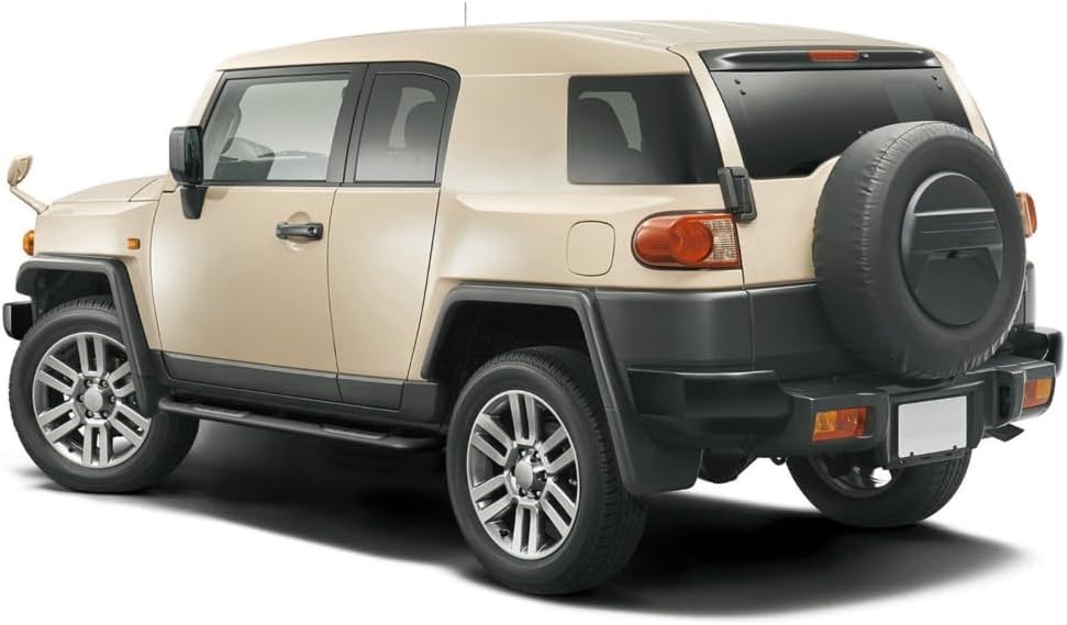 2pcs 3" Step Rail Nerf Bars Running Boards Left Driver Right Passenger Side Round Black Powder Coated B2-33A-M000