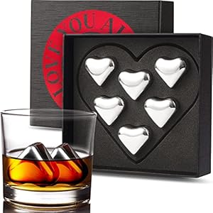 Gifts for Him Husband Boyfriend,Whiskey Stones for Chilling Whiskey,Unique Whiskey Gifts for Men Husband,Anniversary Valentines Day Love Birthday Gifts for Men Wife