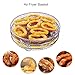Air Fryer Racks Three Stackable Dehydrator Racks 304 Stainless Steel Air Fryer Basket Toast Rack Air Fryer Accessories Fit All 4.2QT - 5.8QT Air Fryer,Oven,Press Cooker (Round-7.8
