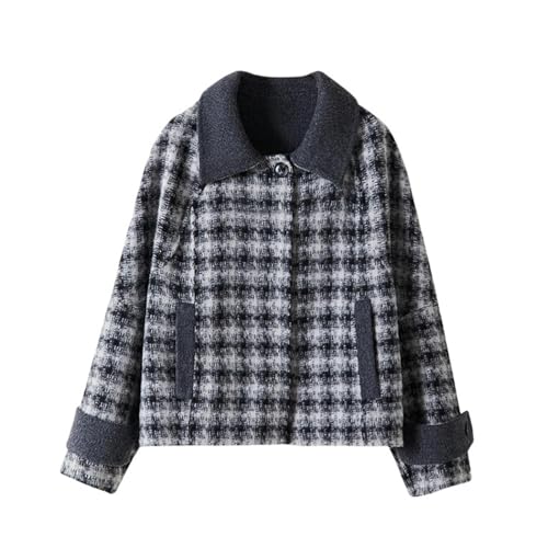 Veste courte en tweed pour femme idéale pour vos sorties d'automne chic