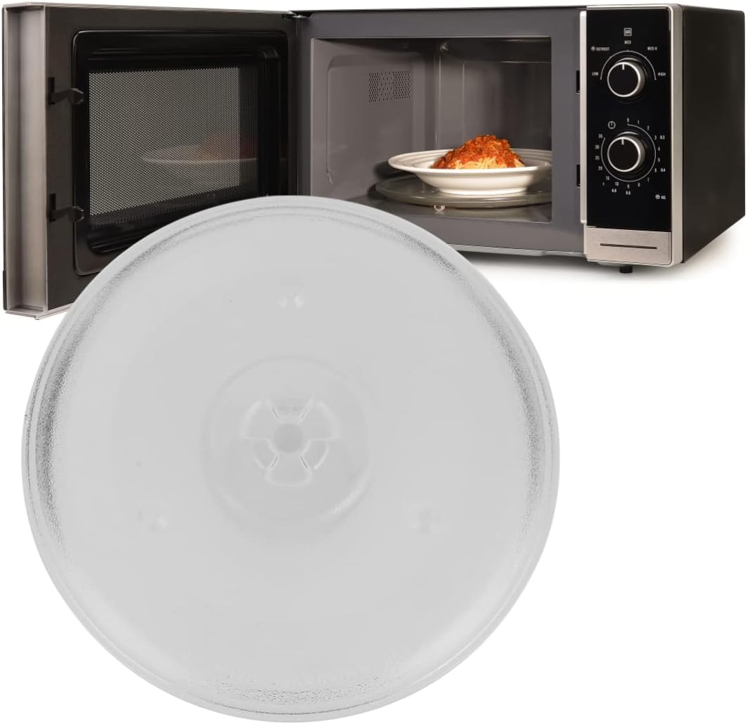 Microwave Glass Plate Turntable Plate for Microwave Oven Easy Install Glass