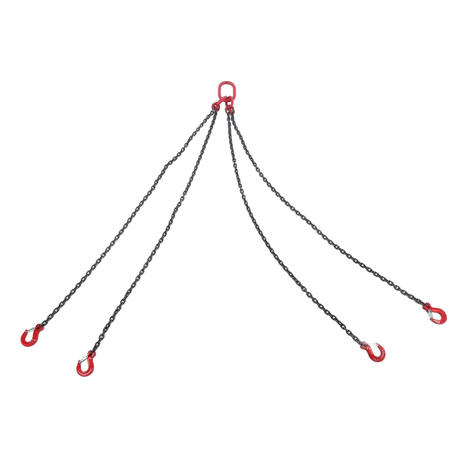 Eslinga de Cadena de 4 Patas Cadena de Elevación de Acero Duradera para Sitio de Construcción Minera 1,5 M 4 Patas (6T)