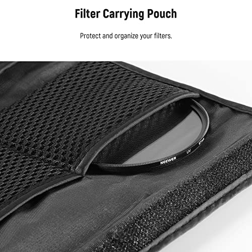 Neewer 67Mm Nd Lens Filter Kit, Uv + Circular Polarizer(Cpl) + Nd4 Filters Optical Glass Aluminum Alloy Slim Frame Uv Filter Polarizing Filter Neutral Density Filter Set For 67Mm Camera Lens #TOP5