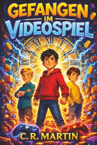 Gefangen im Videospiel: Jugendroman ab 9 Jahren | Abenteuer & Science-Fiction (German Edition)