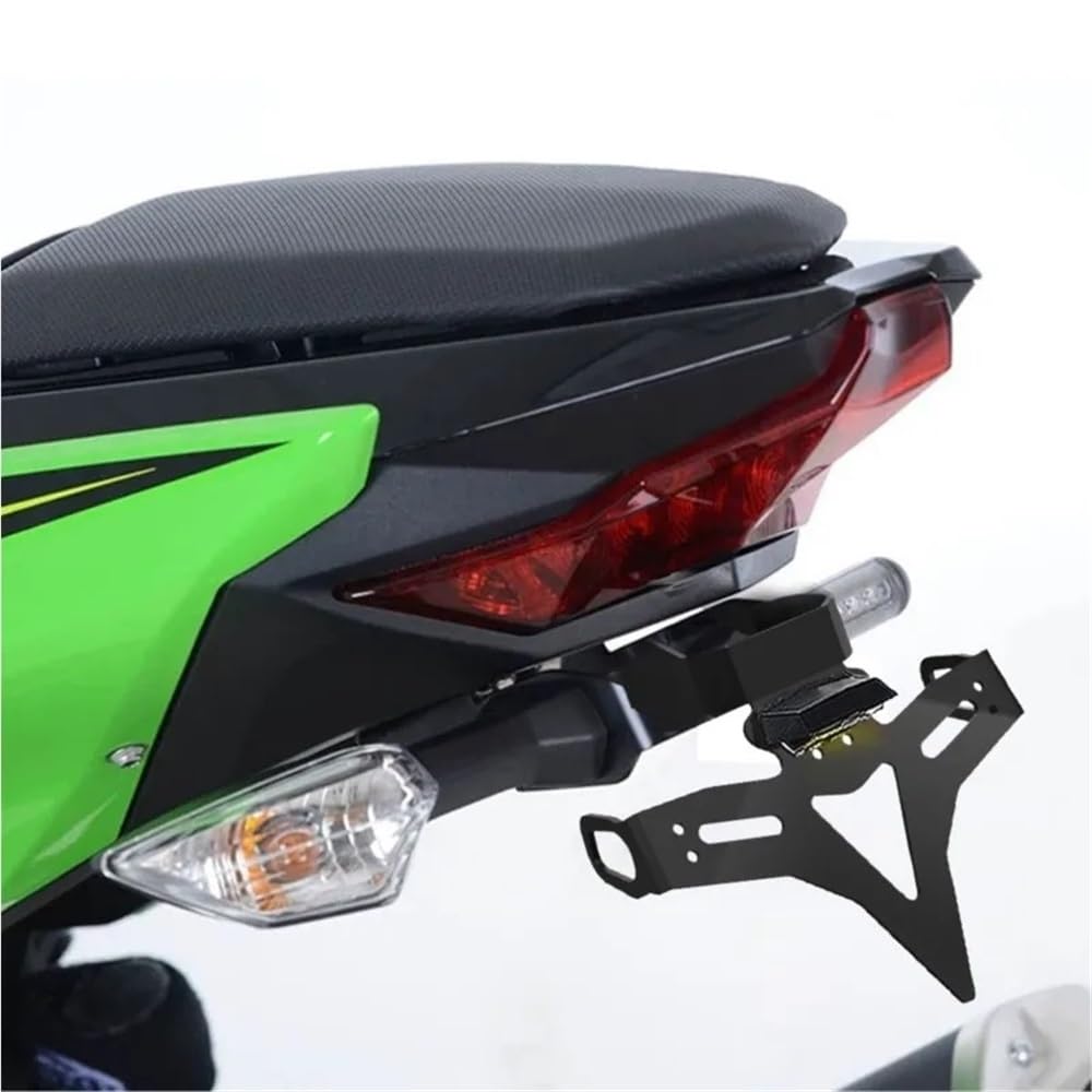 Portatarga Staffa porta targa regolabile per moto, kit di accessori per la coda posteriore, per 400/Z400 500/Z500