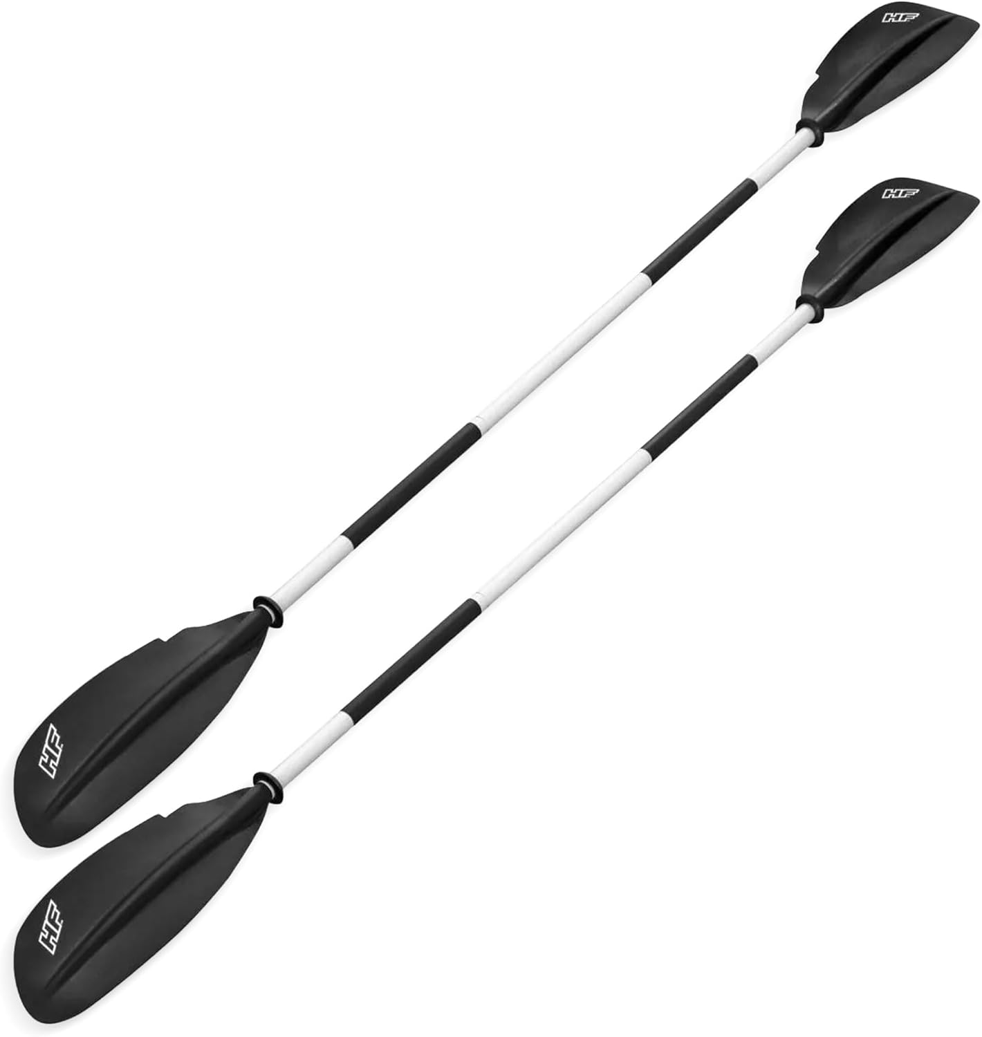 Bestway 2 Pack Hydro-Force Kayak Paddle, 91" Adjustable Lightweight Aluminum Locking Accessory with Soft Comfort Hand Grip and 3 Locking Positions