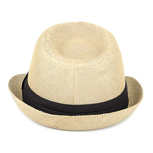 Westend Unisex Short Brim Fedora - Hats For Men & Women + Straw Fedora Hats, Cooling Mesh Hats, Fashion Fedora Hats 2023 #TOP3