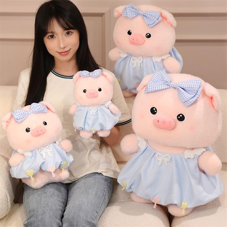 Image of SCOOBA Charming Pig 35cm Height for Your Loved Ones (Charming Pig Blue)
