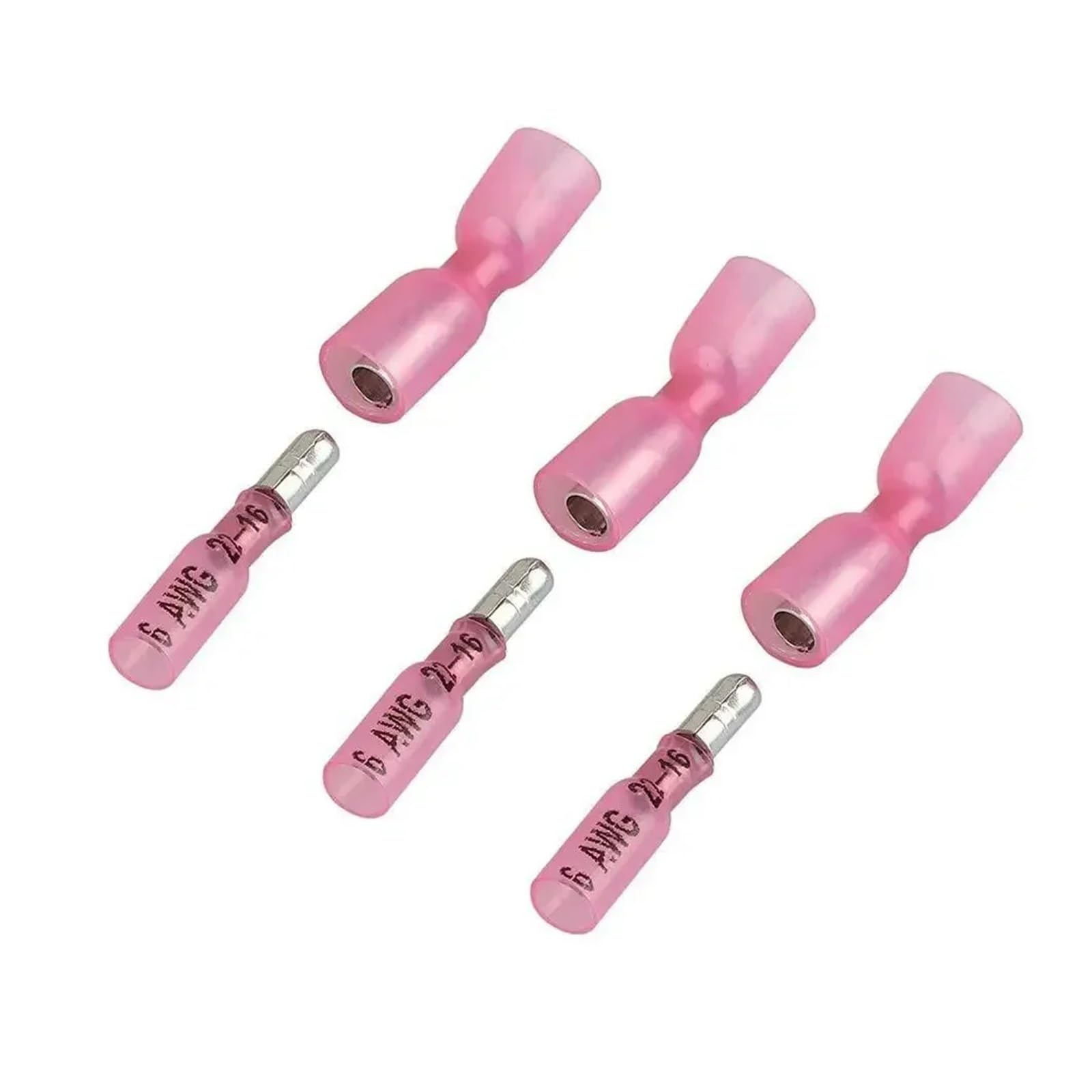 100/200PCS Heat Shrink Tube Bag Printing Heat Shrinkable Terminal Combination Heat Shrink Tubing Kit(200 PCS)