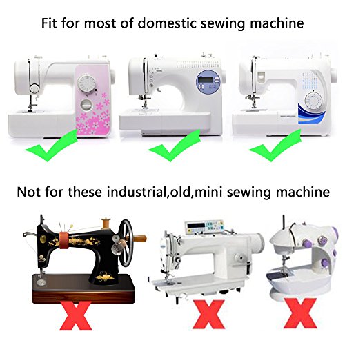 YEQIN 42pcs Domestic Sewing Machine Presser Foot Set for Brother, Babylock, Singer, Janome, Kenmore, and White Low Shank Sewing Machines - Image 5