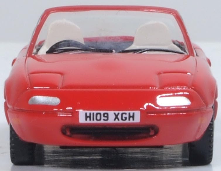 Oxford Diecast Mazda MX5 MK1 Classic Rojo 1:76 miniatura 5
