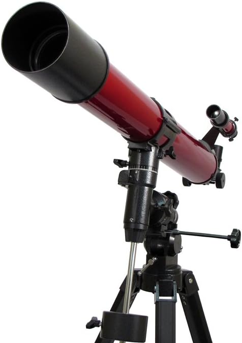 Carson Red Planet 50-111x90mm Refractor Telescope with Universal Smartphone Digiscoping Adapter for Astronomy (RP-400SP)