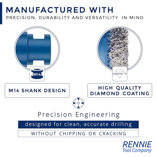 28mm Diamond Hole Saw Drill Bit With A M14 Shank For Angle Grinders. For Porcelain Tiles Ceramic Slate Stone Granite Marble Glass. Diamond Core Holesaw/Hole Cutter 5 28mm Diamond Hole Saw Drill Bit With A M14 Shank For Angle Grinders. For Porcelain Tiles Ceramic Slate Stone Granite Marble Glass. Diamond Core Holesaw/Hole Cutter - Image 5