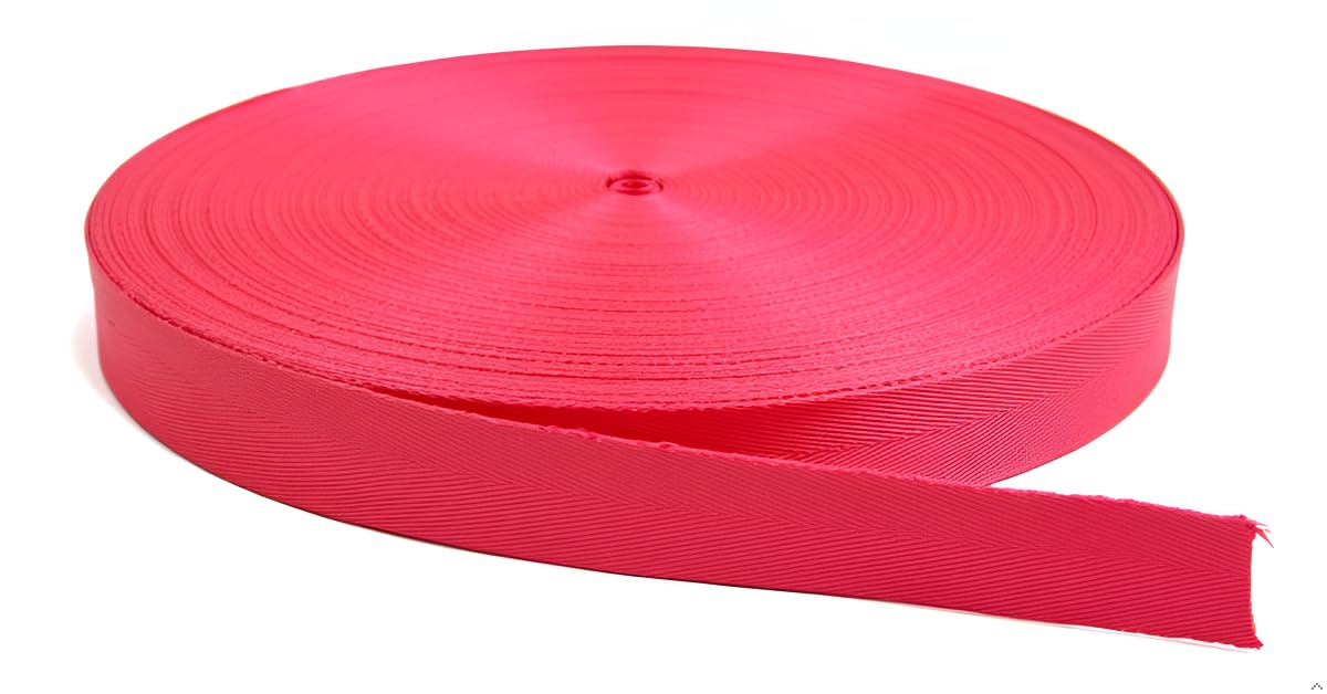 Fettuccia Nylon Morbida 10mm X 22m - Flyshop Polypro | Nastro Tessuto Rosso Per Artigianato E Fai Da Te