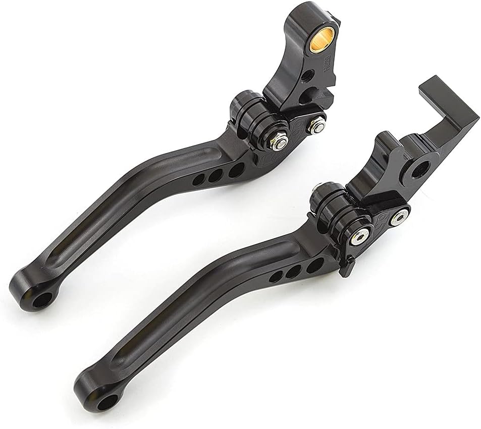 Clutch Handle for Suzuki DR650 DR650S DR650SE 1994-2010 Motorcycle Long Brake Clutch Levers Adjustable CNC Aluminum Short Clutch Brake Levers (Color : A4)