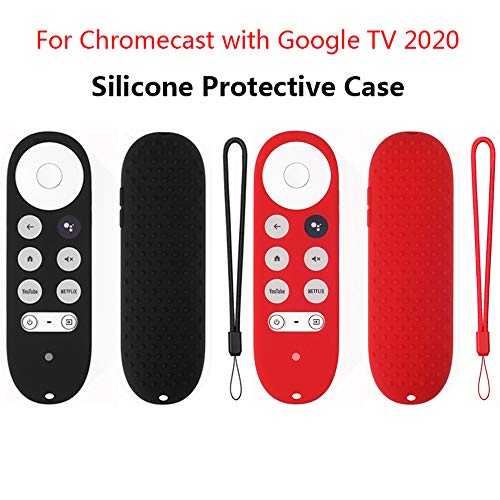ZSGG Capa para Controle Remoto para Chromecast Com Google Tv Capa para Controle Remoto de Silicone C