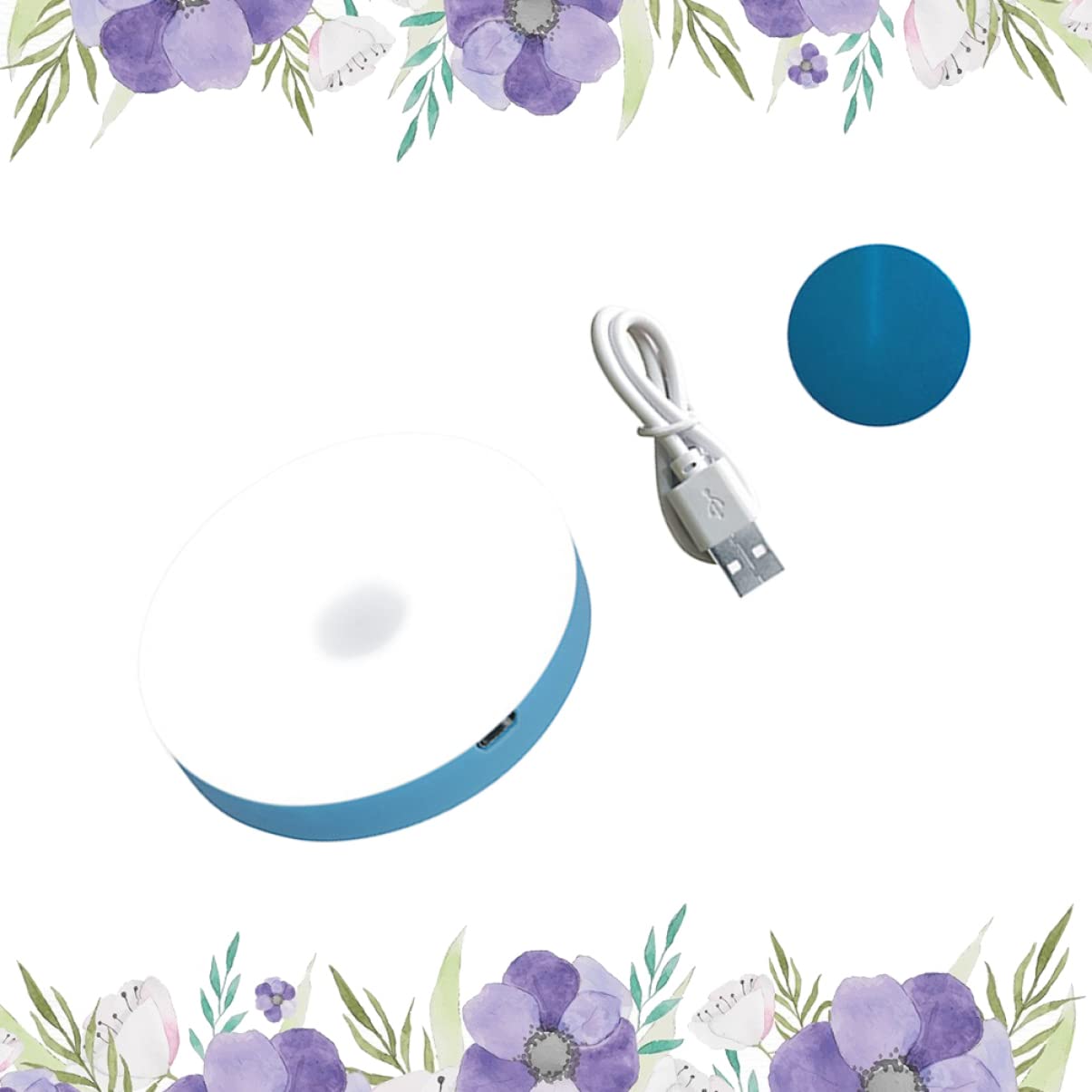 3pcs Camera da letto Clo Night Gift Lamp, Pat Breastfeedingblue, Lampada Led Baby USB Commutazione Partito Allattamento al seno Luce Bianca Lmap Bambini Sensore Camera Bambini Touch Dimmerabile e