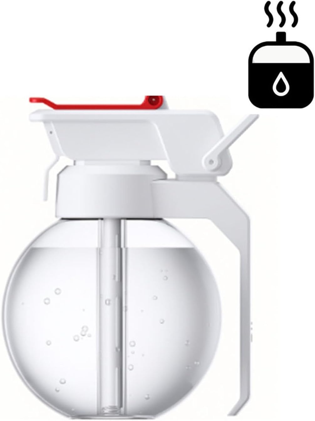 Interesting Grenade Shaped Humidifier With Automatic Shut-off Function, 500ml Large Capacity USB Rechargeable Portable Humidifier, Suitable For Bedrooms And Offices(Pink)