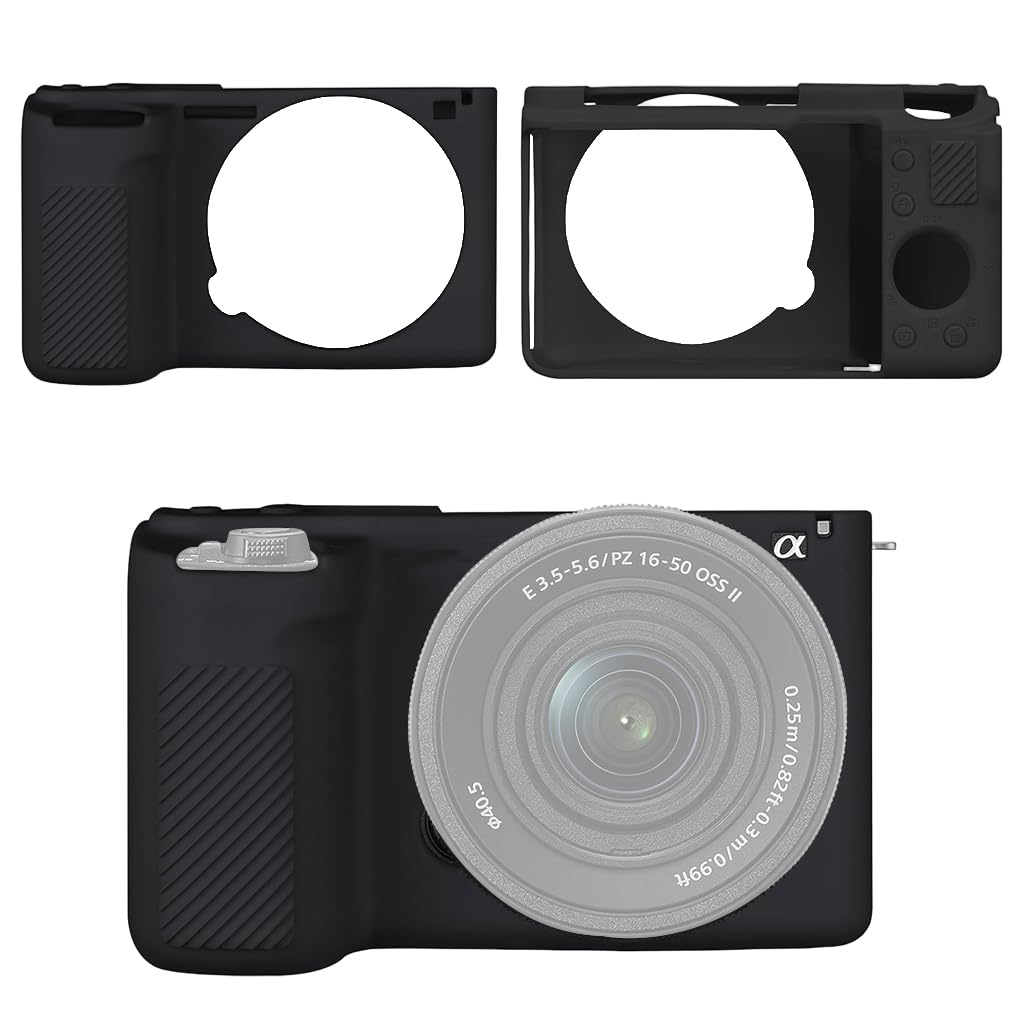 ZORBES® Compatible with Sony ZV-E10M2 Silicone Skin Cover, Soft Anti-Scratch Protective Camera Case, Shockproof Anti-Slip Grip Cover, Precise Cutout, for Sony ZV E10 Mark 2 Accessories-picture-25