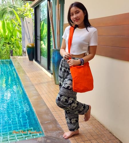 BTP! Thai Monk Buddha Cotton Sling Crossbody Messenger Bag Shlouder Purse Hippie Hobo Medium3