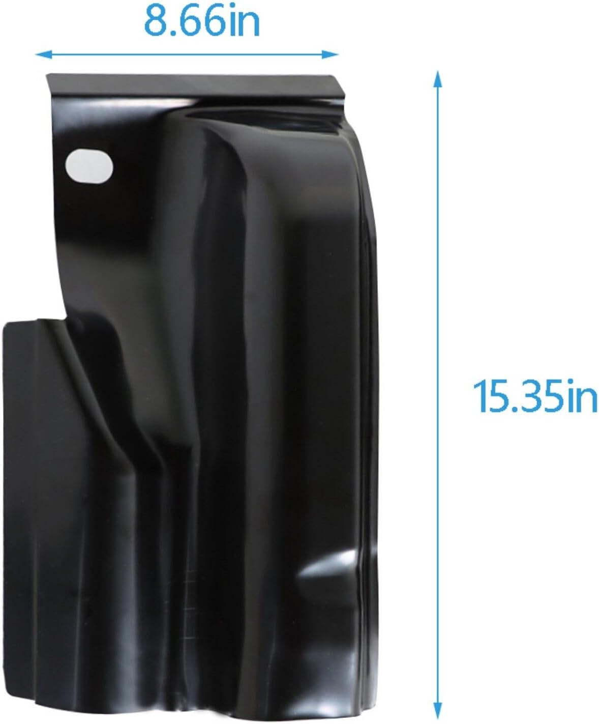 Silscvtt 2Pcs Black Pickup Truck Metal Corners Replacement for 2009-2014 F150 4 Door