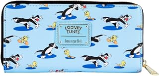 Looney Tunes Tweety and Sylvester Zip Wallet