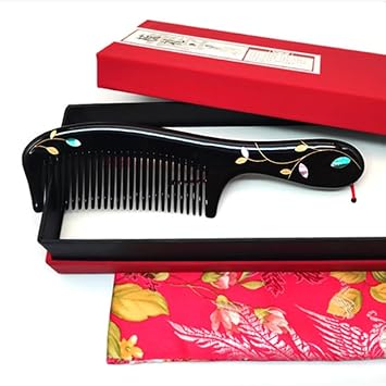 QinXingBaiHuoDian For Ancient Wooden Comb Womens and Mens Hair 1Pcs