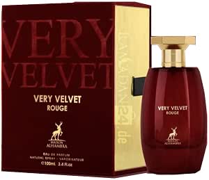 Very Velvet Rouge Eau de Parfum de Maison Alhambra para mujer, 100 ml