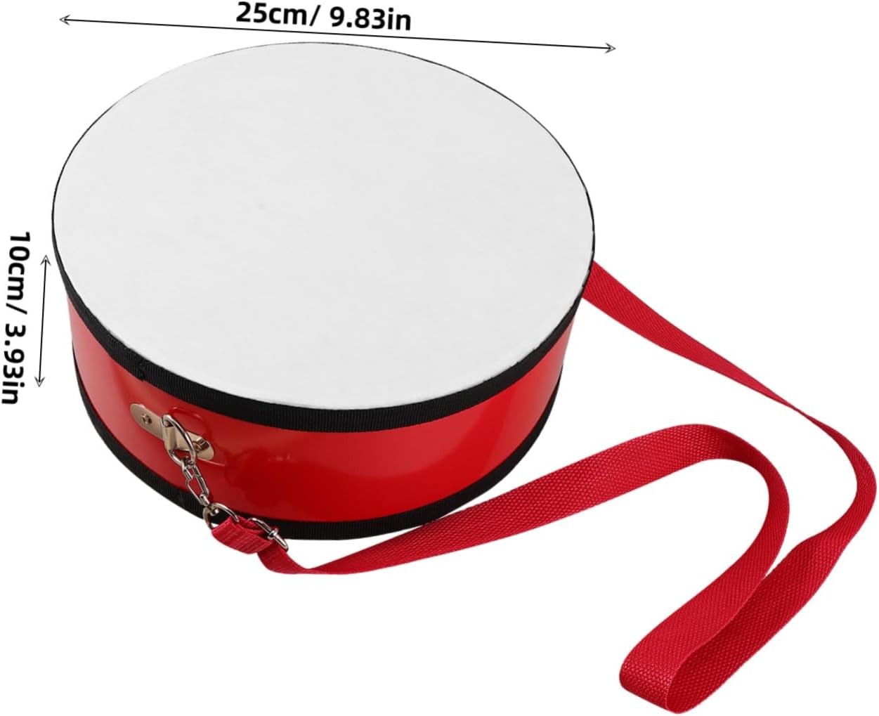 1 Set Red Marching Band Snare Drum with Neck Strap Engaging for Outdoor Activities and School Events Drums for Rhythm Exploration