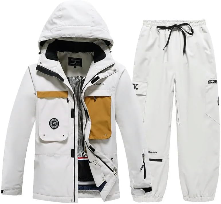 Men and Women Waterproof Snow Ski Suit Sets Snow Ski Costume Ski Jackets and Pants Winter Snowboarding Suit Clothes