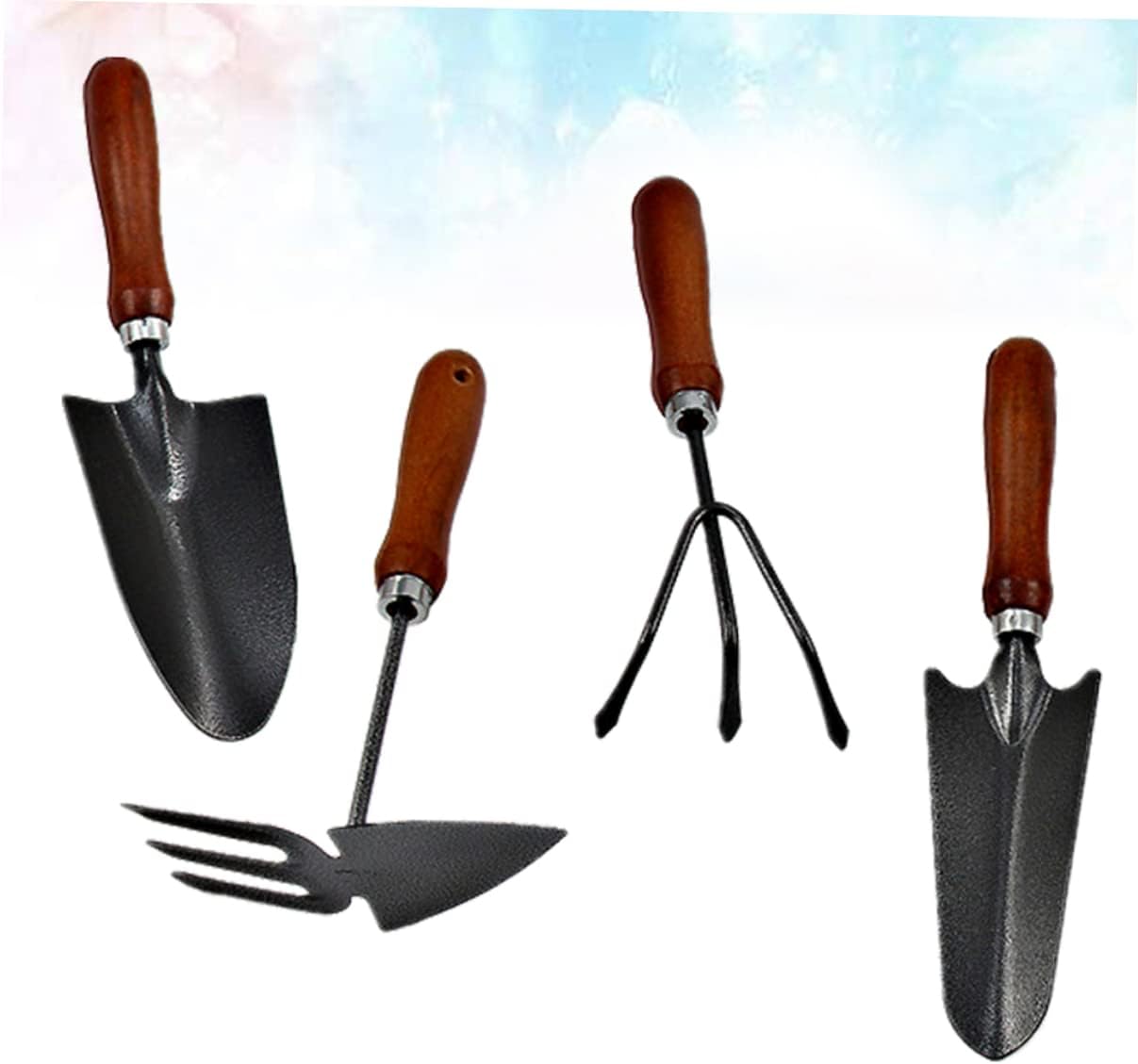 BESPORTBLE 12pcs Mini Garden Tools Set Sturdy Iron Spade and Handle Shovel for Planting Cultivating and Weeding for Gardening Enthusiasts