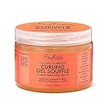 curling gel souffle Brand: Shea Moisture SHEA MOISTURE Curling Gel SOUFFLÉ 340G, Negro, Estandar