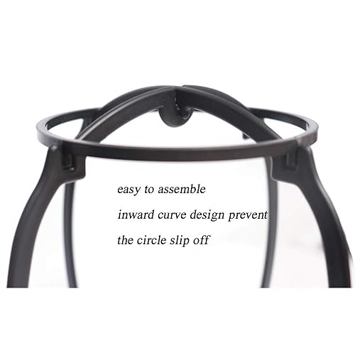 Miniatura 7 de Ruiwen hair 2 piezas de soporte para peluca portátil, soporte plegable para peluca, pantalla de peluca duradera de 13.8 pulgadas, soporte para