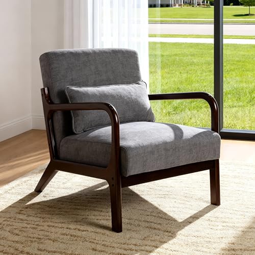 Sillón Moderno Plegable Gris Oscuro