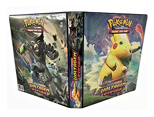 Álbum Pokémon Pasta Fichário para Cards - ESPADA&ESCUDO - Voltagem Vivida