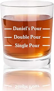 Personalized Custom Vintage Classic Whiskey Glasses Old Fashioned Whiskey Glass For Drinking At Home Or Bar Perfect Idea For Scotch Lovers Best Gift Choice For Boyfriend,Husband,Best Man,Father's Day