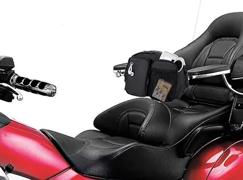 Miniatura 3 de Bolsa universal para respaldo de motocicleta, kit organizador para el respaldo del conductor, bolsas de barra Sissy, bolsillo para asiento trasero