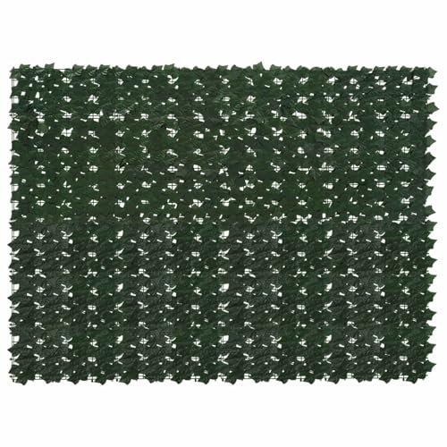 Brise-vue balcon contre le vis-à-vis protection feuilles vert foncé 200x150