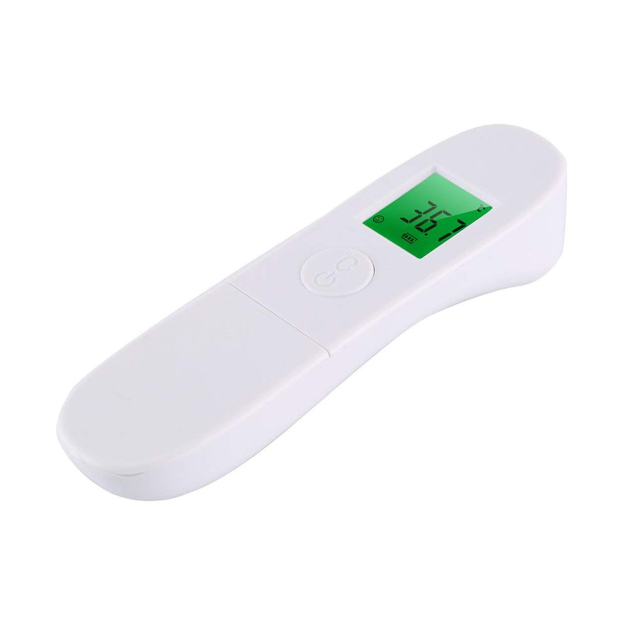 Medical Non-Contact Infrared Thermometer, Digital Forehead Thermometer with LCD Display, for Babies and Adults, Fever Alarm and Data Memory, School & Office.