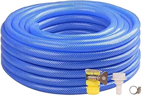 Amazon 散水ホースリール 水道ホース ジョイント1 2インチホームpvcウォーターホース フレキシブルガーデンホース ポリエステルブレード ガーデニング 灌漑 洗車 ホームクリーニング 接続キット付き Color 1 2 Inch Size 10m 1 2 Inch 50m ホース リール