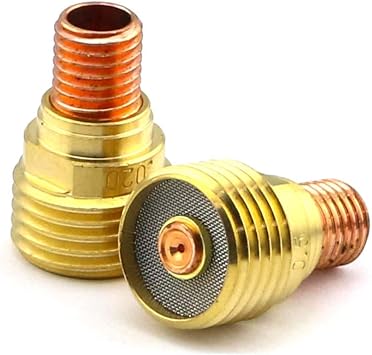 WeldingCity 2-pk Gas Lens Collet Body 45V41 0.020" for TIG Welding Torch 9, 20 and 25 Series from Weldcraft Lincoln Miller ESAB Weldcraft CK 2-PK