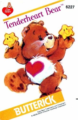 butterick teddy bear pattern