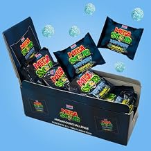 Barnetts Mega Sour Candy Raspberry 104g Case Pack of 12 Handmade British Hard Sweets Extreme Sour Candy Challenge