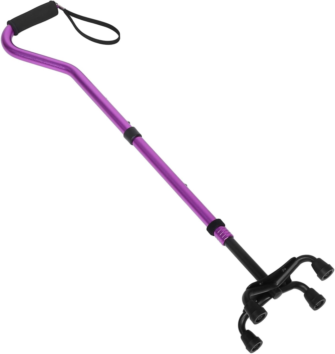 Ergonomic Crutches Soft Cushion Handle Telescopic Design for Men Women Senior Mobility Cane