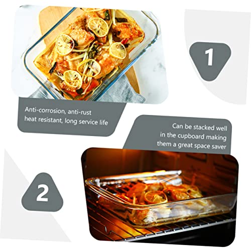 Plat de cuisson en verre au four et micro-ondes avec double poignée